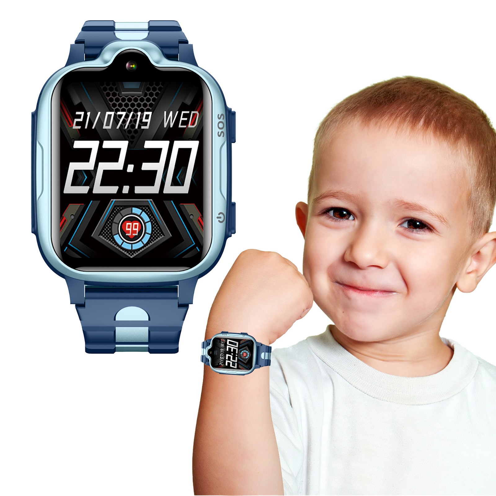 Smartwatch Digital Watches For Kid Girl - 4G 스마트 어린이용 시계, 비디오 통화