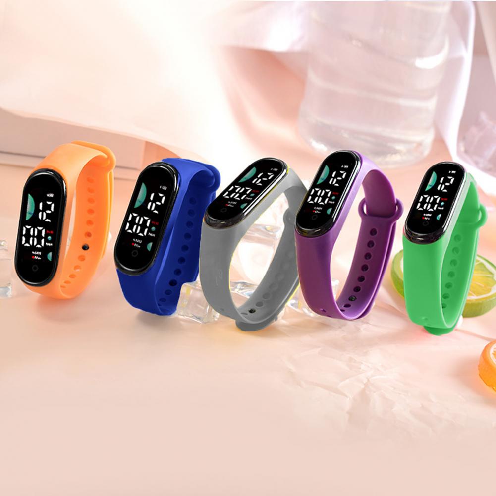 Smartwatch Watches For Girls - 어린이용 스마트 LED 디지털 만화 시계,