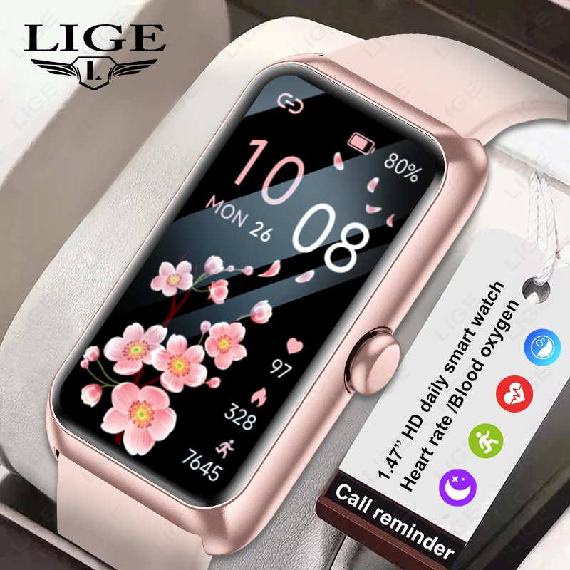 Watches Ladies Smartwatch - LIGE 새로운 패션 여성 스마트워치 여성용