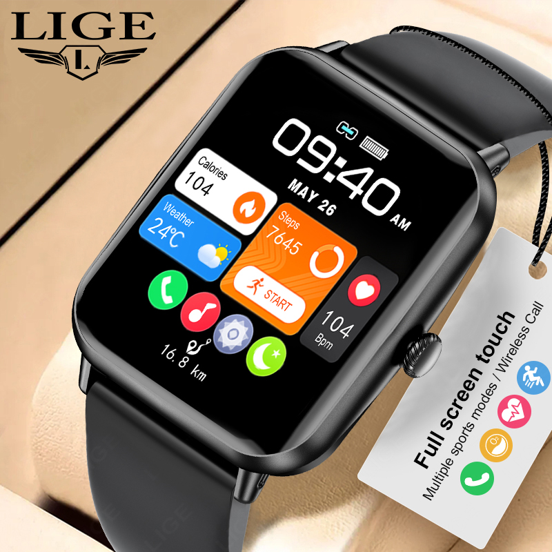 Watches Ladies Smartwatch - LIGE 스마트 워치(여성용/남성용), 풀 터치 스크린,