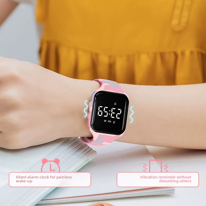 어린이용 LED 디지털 무음 진동 알람 스마트 워치,  - Smartwatch Watches For Kids 리뷰 및 가격