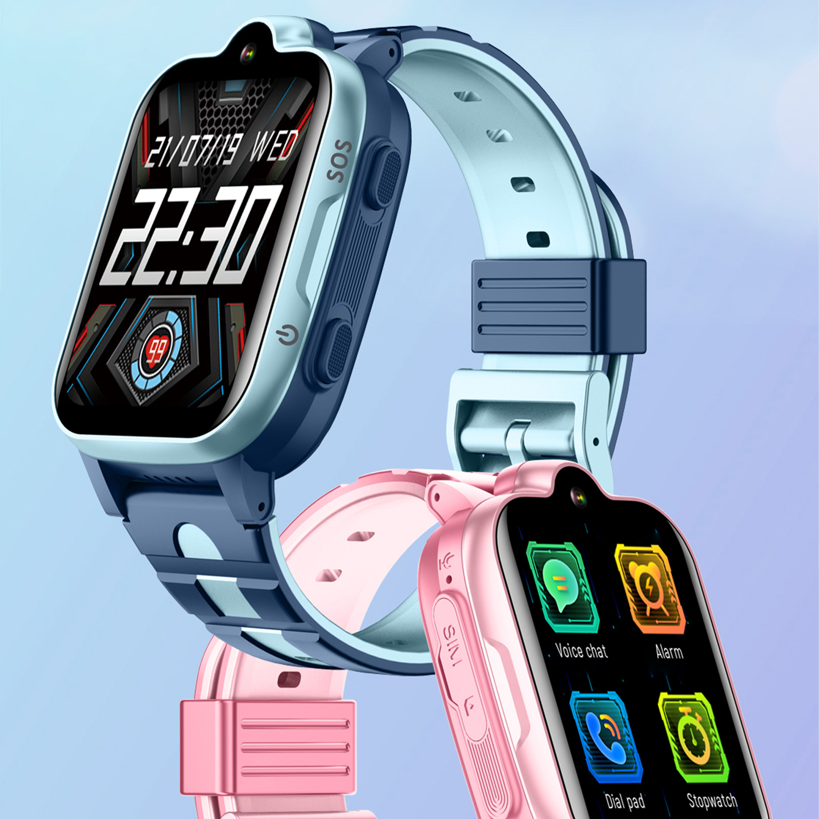 4G 스마트 어린이용 시계, 비디오 통화 및 음성 채팅 - Smartwatch Digital Watches For Kid Girl 리뷰 및 가격