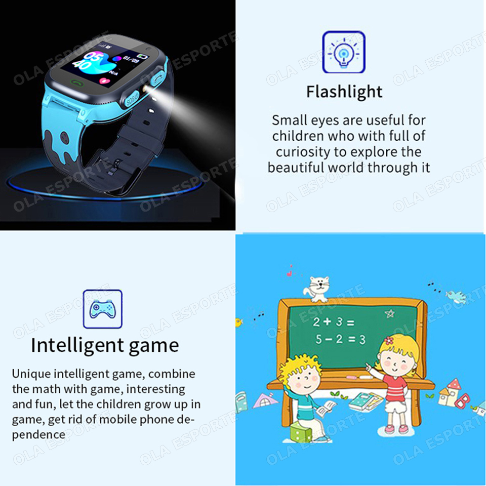 새로운 어린이 스마트워치 HD 터치 스크린 통화 게임  - Smartwatch Watches For Kids With Gps 리뷰 및 가격