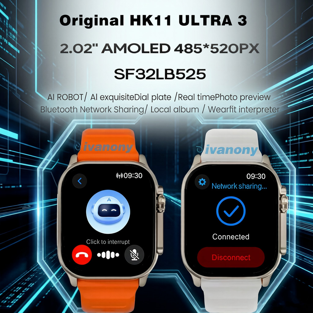 새로운 스마트 워치 HK11 울트라 3, 4GB/ROM - Smartwatch Watches Price 리뷰 및 가격