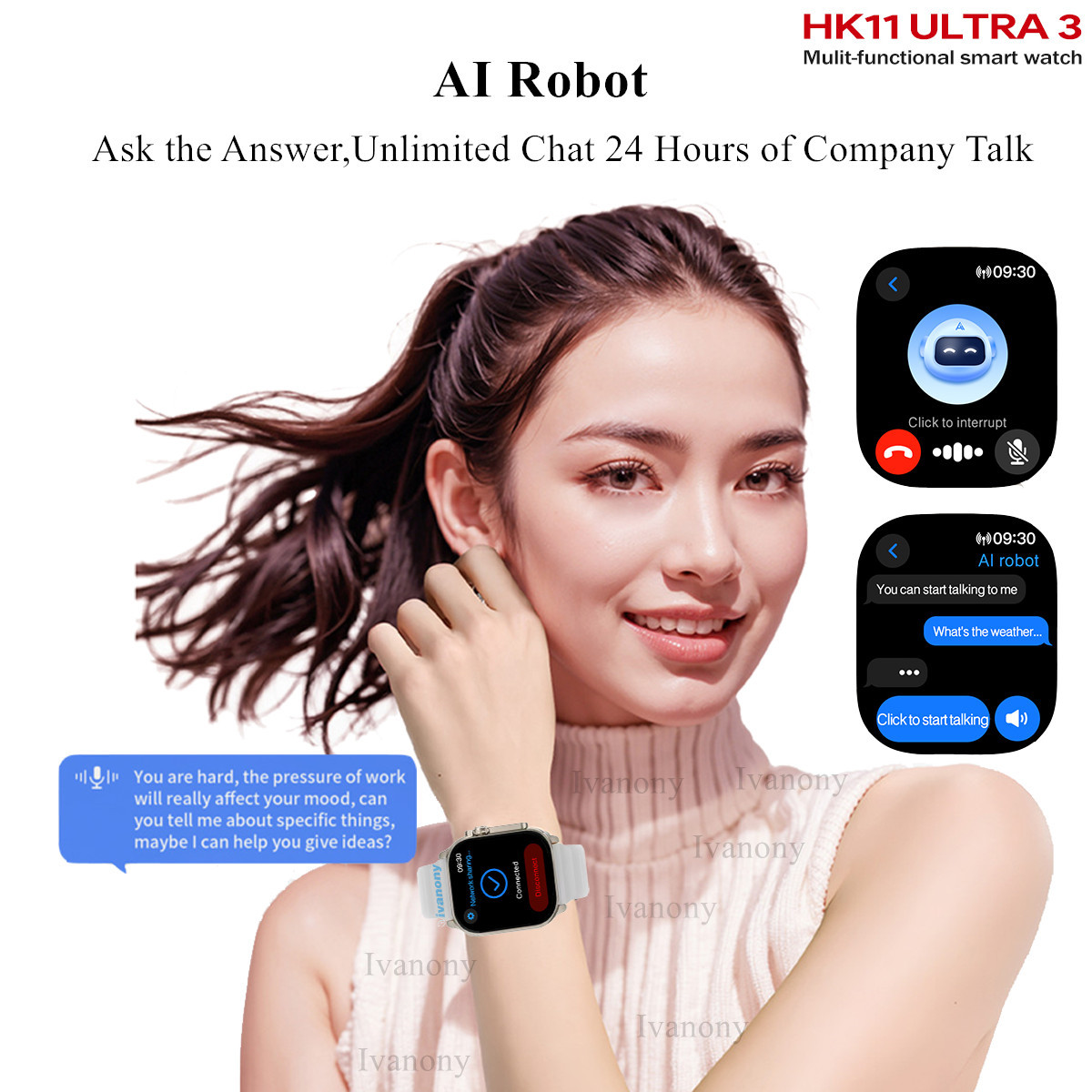 새로운 스마트 워치 HK11 울트라 3, 4GB/ROM - Smartwatch Watches Price 리뷰 및 가격