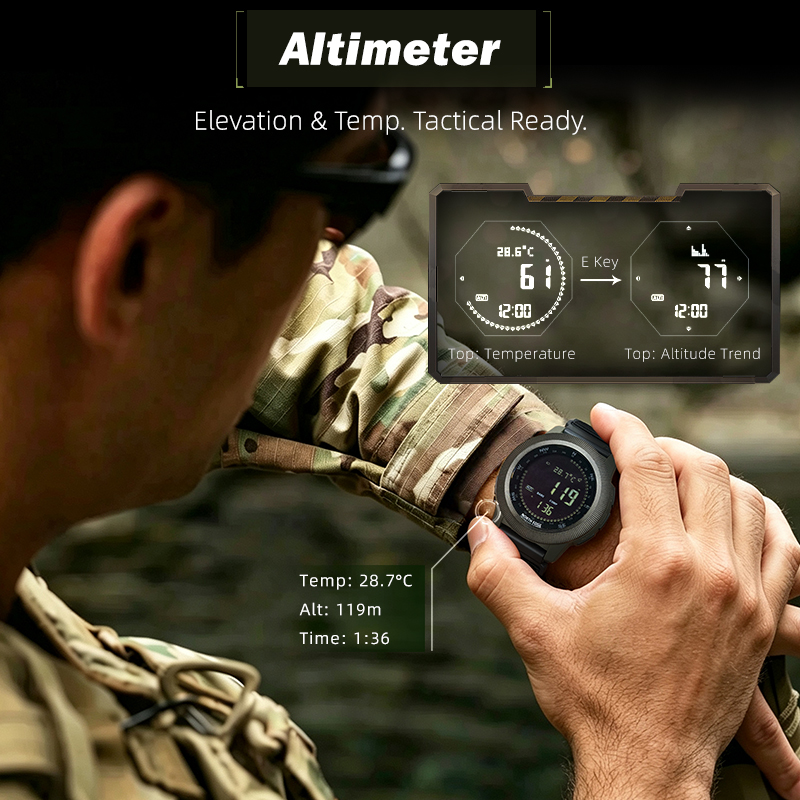 노스 엣지 아파치-CF 남성용 디지털 시계, 야외 스포 - Altimeter Compass Watch 리뷰 및 가격