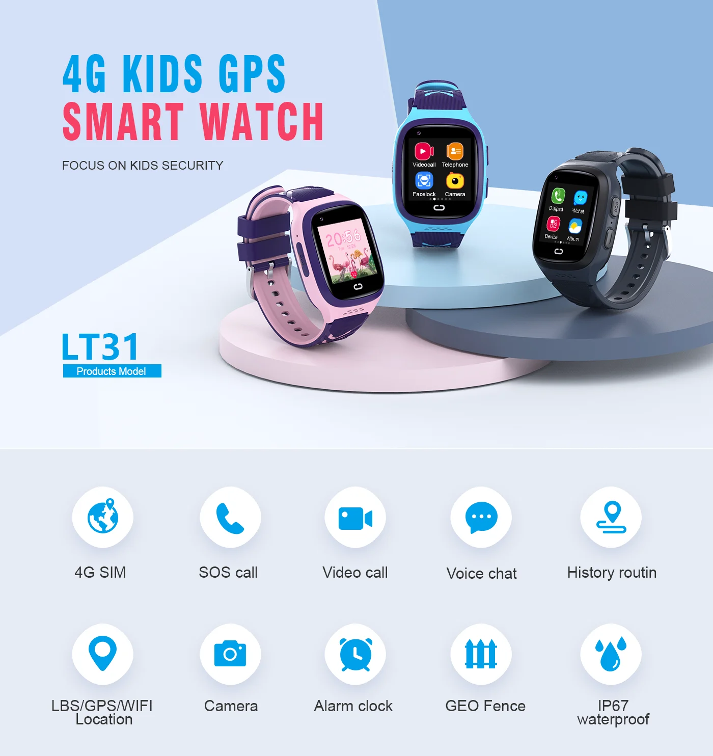 4G 키즈 스마트워치 SOS 방수 WiFi GPS 영상 - Smartwatch Watches For Kids With Gps 리뷰 및 가격