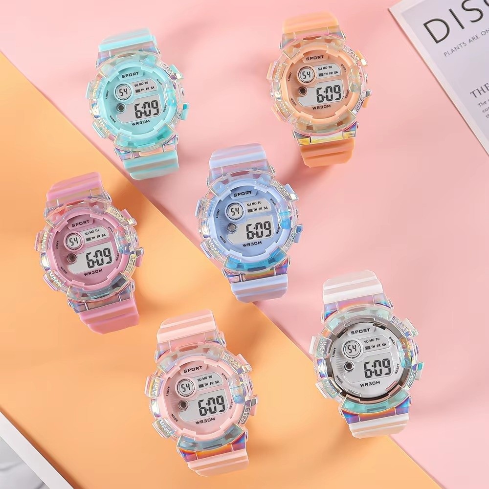 방수 기능이 있는 스포츠용 어린이 시계, 야광 다이얼, - Smartwatch Digital Watches For Kid Girl 리뷰 및 가격