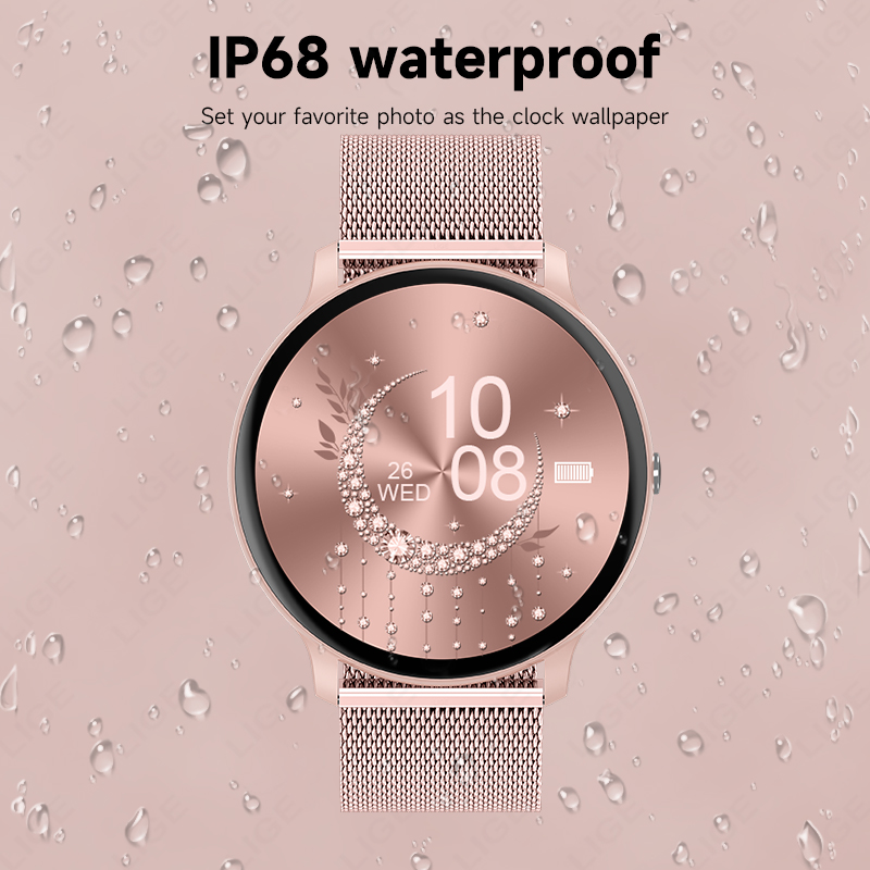 LIGE 방수 여성 스마트워치 심박수 혈압 모니터링 남 - Watches Ladies Smartwatch 리뷰 및 가격