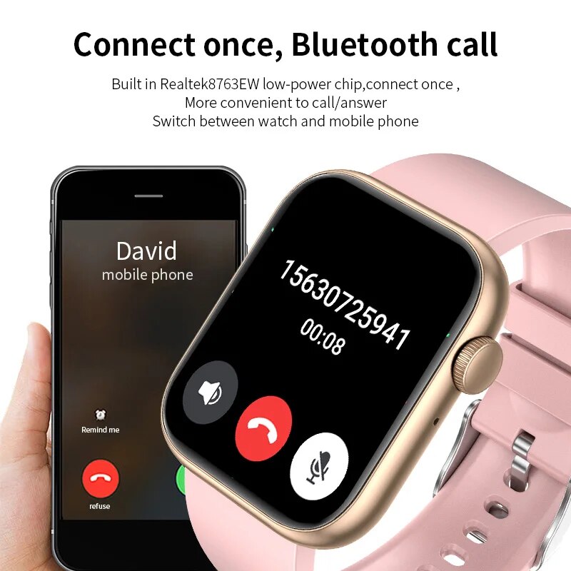 LIGE 남녀공용 블루투스 통화 스마트워치, 스포츠 피 - Watches Ladies Smartwatch 리뷰 및 가격