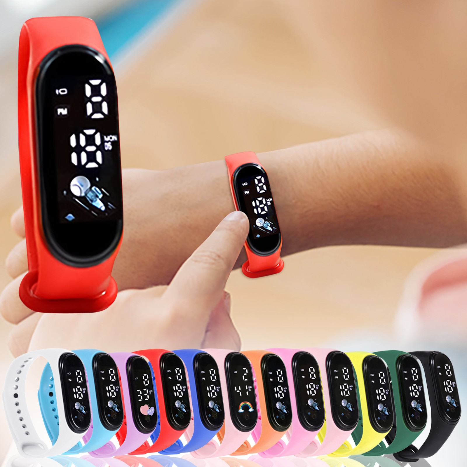 어린이 시계 생일 선물 남아 여아 만화 캐릭터 키즈 시 - Smartwatch Digital Watches For Kid Girl 리뷰 및 가격